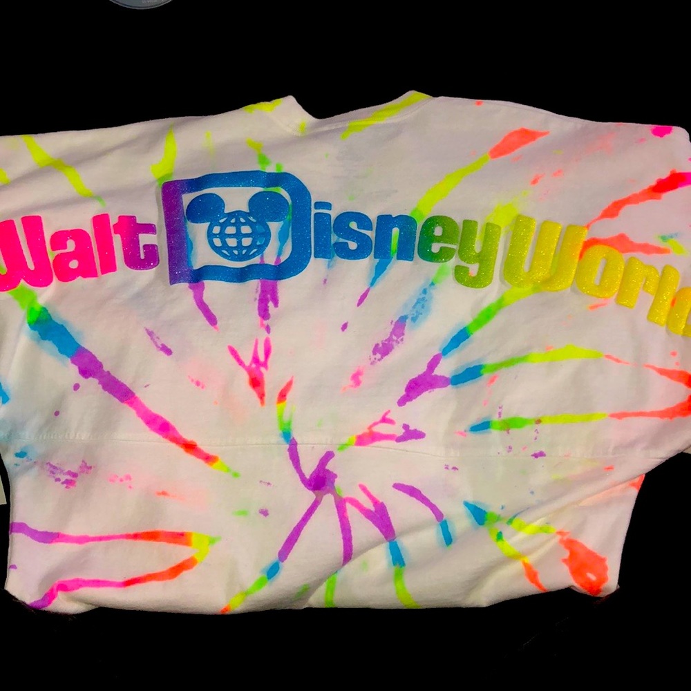 NWT DISNEY WORLD SPIRIT JERSEY 1971 TIE DYE XS